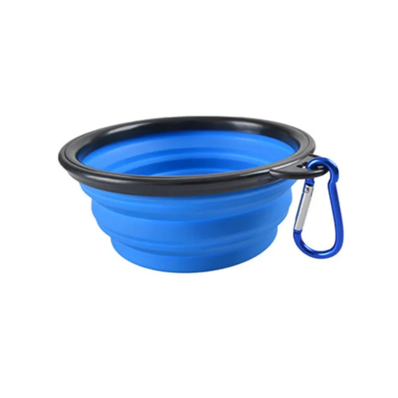 Gamelle pliable de voyage pour chien et chat — silicone