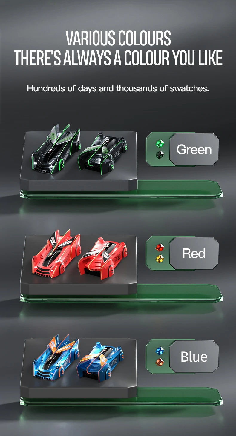 Voiture d’Escalade Murale 4WD – Capteur Infrarouge & Télécommande – Race Car Anti-Gravité