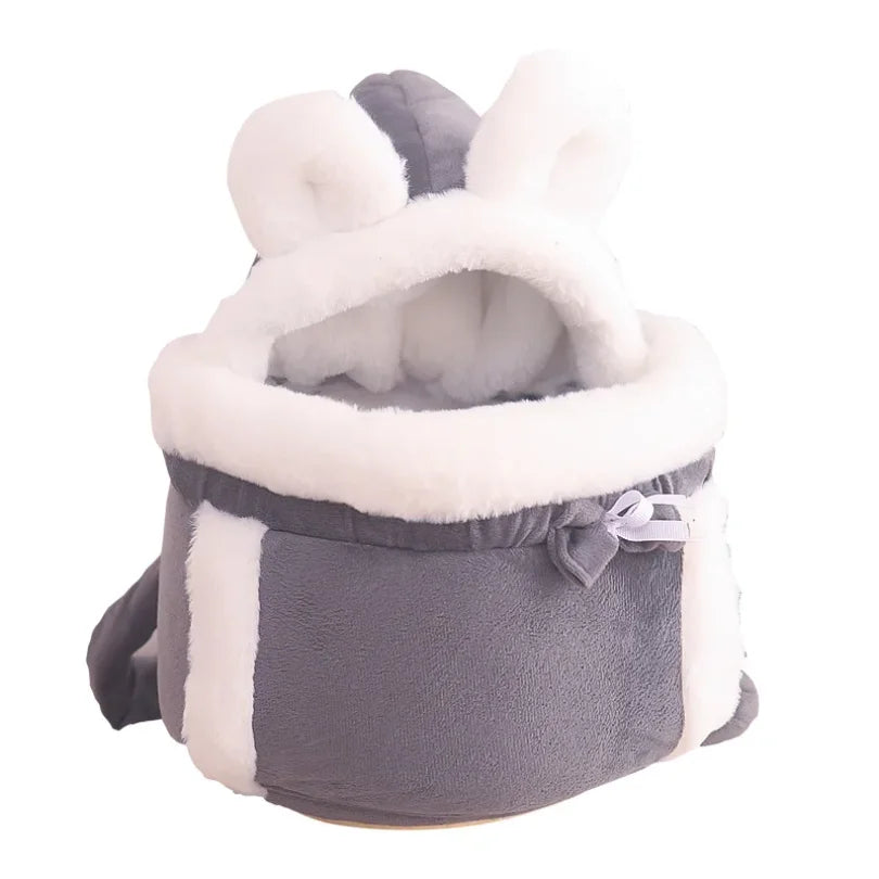 Sac à dos de transport bulle avec coussin pour chat et petit chien