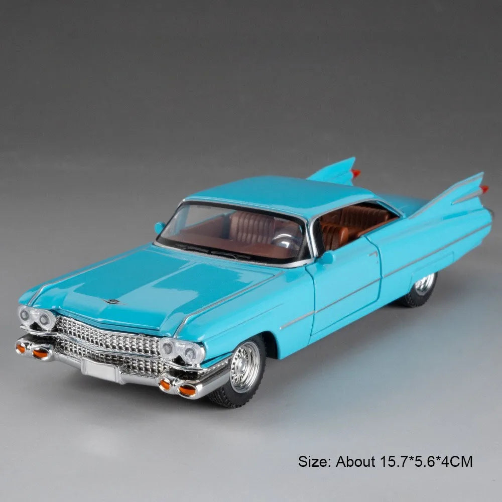 Eldorado Biarritz & Charger 1970 – Voitures Miniatures 1:32 en Alliage | Son & Lumière | Portes Ouvrantes