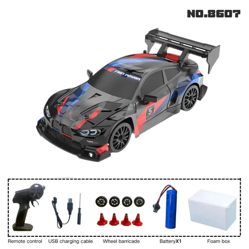 Voiture RC Drift 1:24 – Mustang 4WD & Modèles Sport