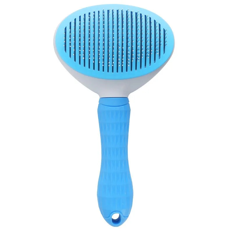 Brosse et peigne de toilettage auto-nettoyant pour chien et chat