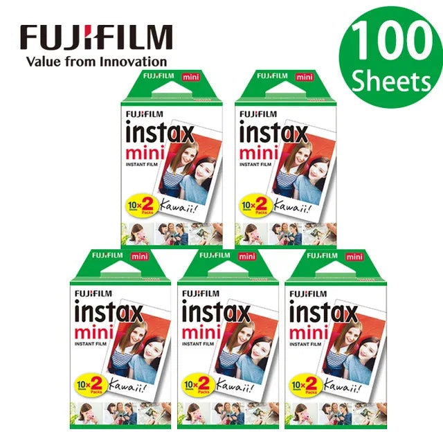 Fujifilm Instax Mini – Films Photo Instantanés (10 à 100 Feuilles + Éditions Spéciales)