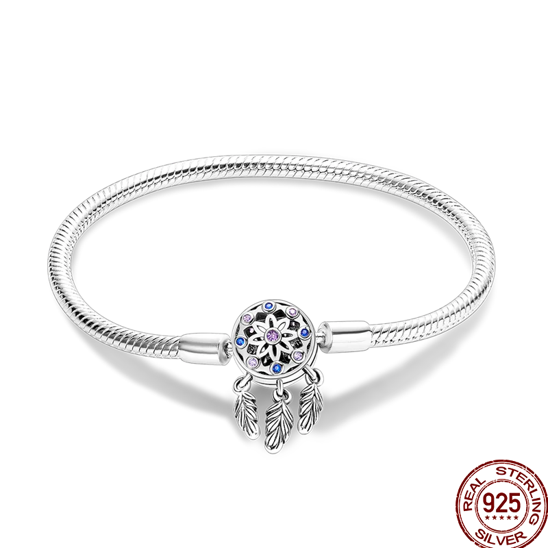 Bracelet en Argent 925 – Cœur Pavé Zircone & Infinity – 17 à 20 cm