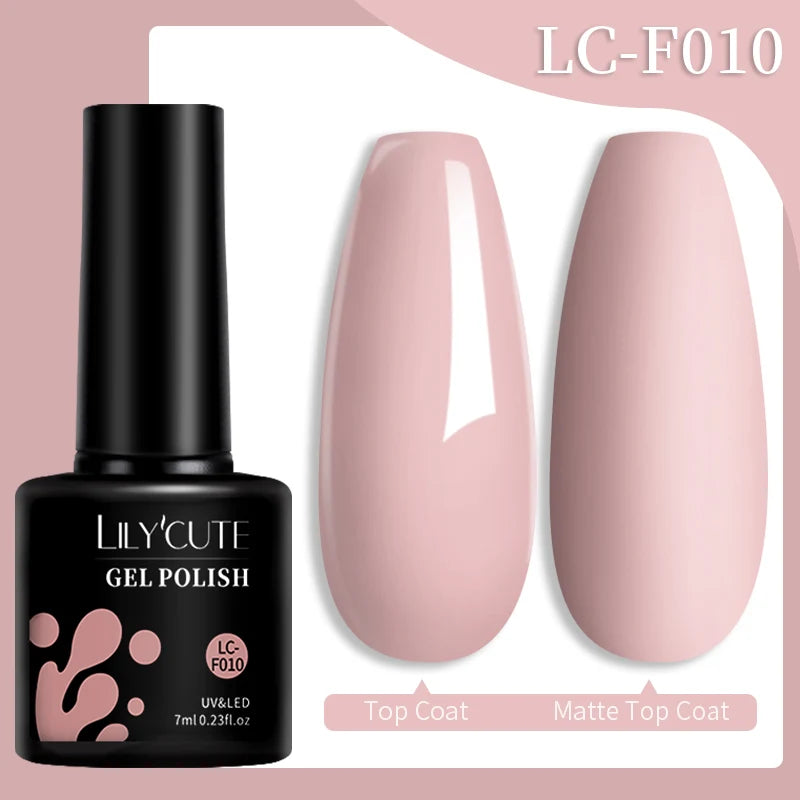 Vernis Gel LILYCUTE 7ml – Brun Foncé Collection Automne/Hiver – Brillance & Élégance Longue Tenue