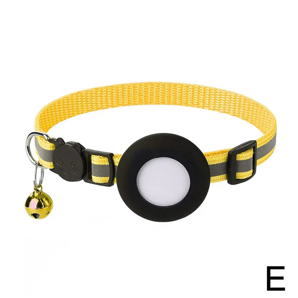 Collier chat pour AirTag avec grelot — réfléchissant et sécurisé