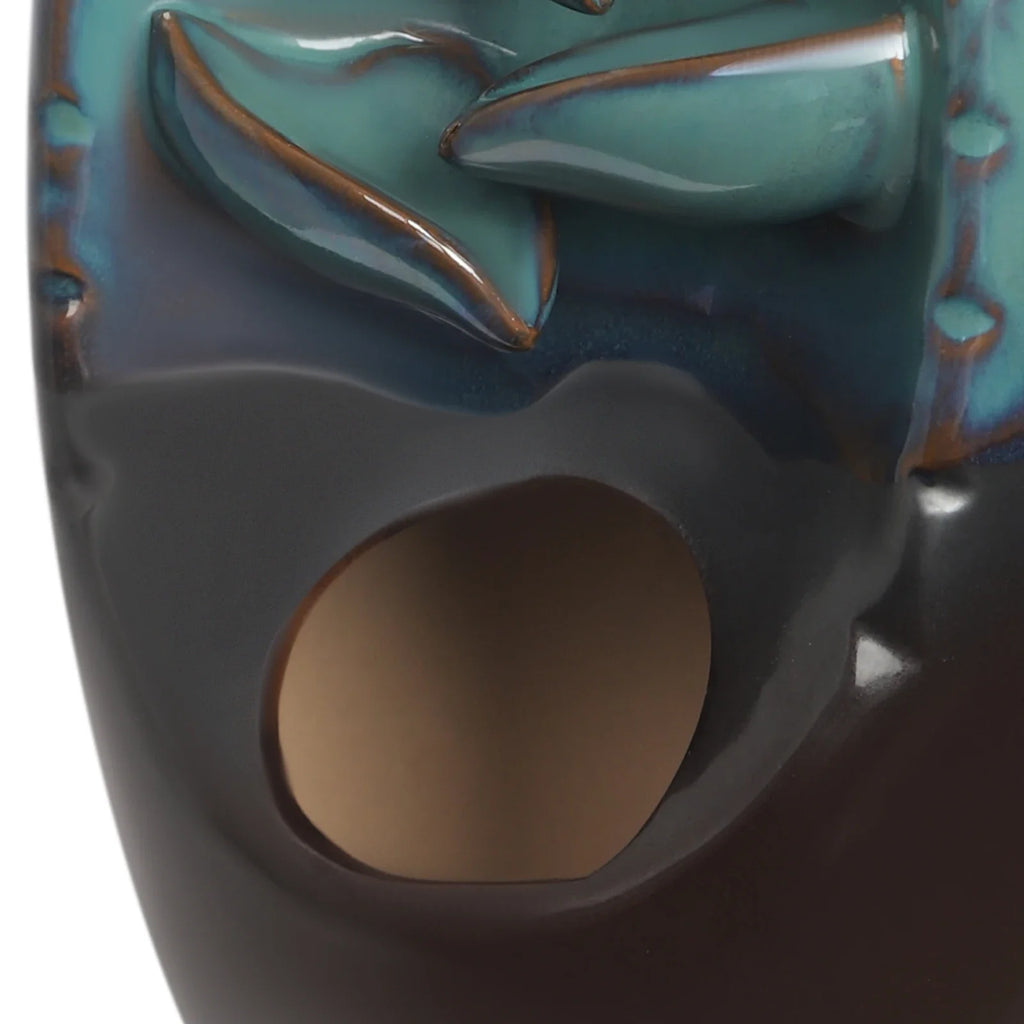 Brûleur d’Encens à Reflux en Cascade – Fontaine de Table en Céramique