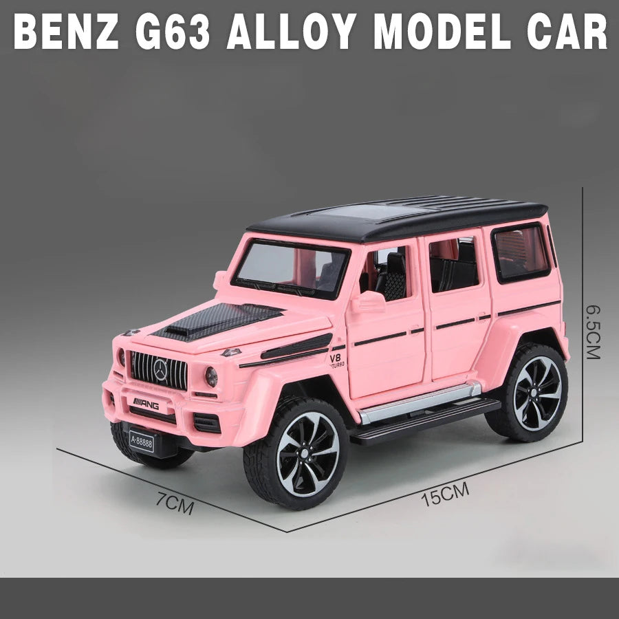 Mercedes-Benz G63 1:32 – Miniature Tout-Terrain Brabus Métal | Son & Lumière
