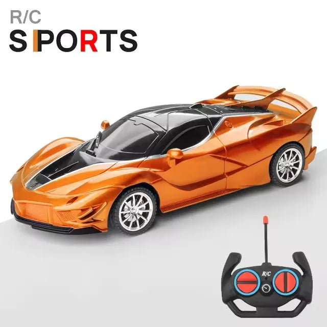 RC Car 2.4G 4CH Remote Control 1:18 With Led Light Sports Cars High Speed Radio Drift Vehicle Racing Boys Girls Toy For Children