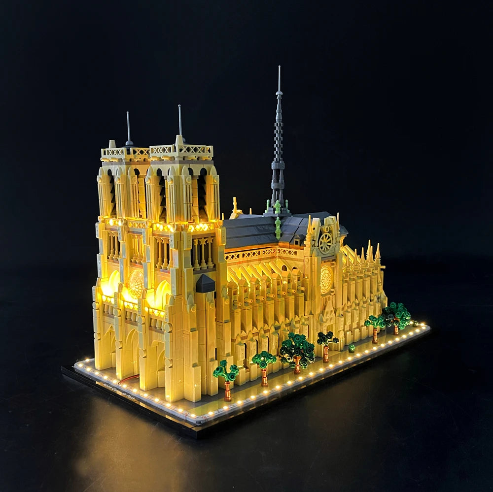 Kit d’Éclairage LED BYB pour LEGO 21061 – Notre-Dame de Paris