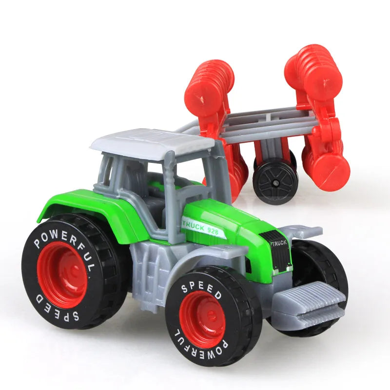 Mini Tracteur Agricole en Alliage – Modèle 1:64 pour Enfants