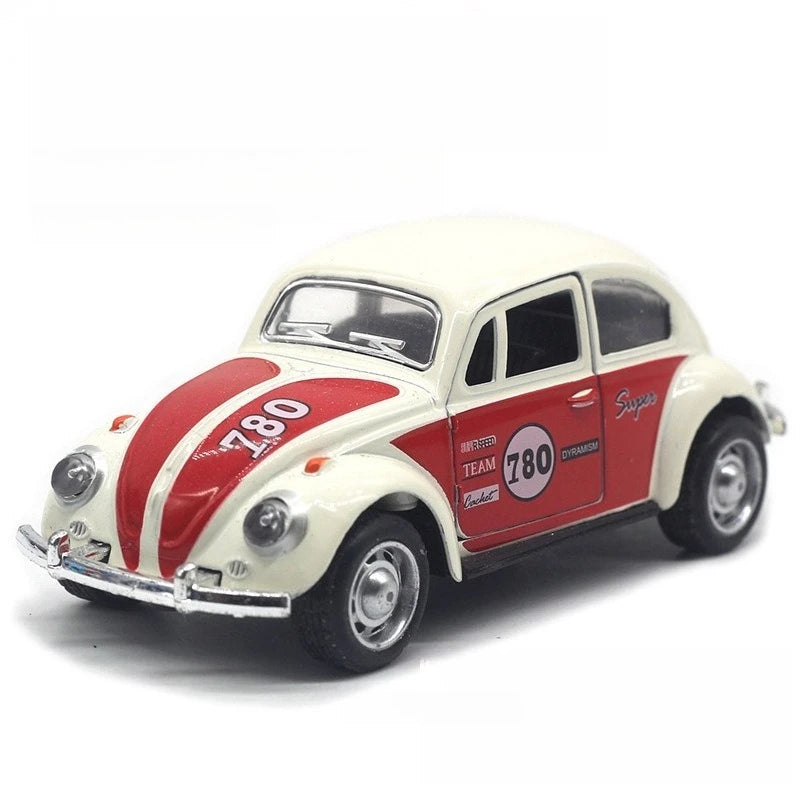 Voiture Coccinelle Classique 1:32 – Modèle en Alliage