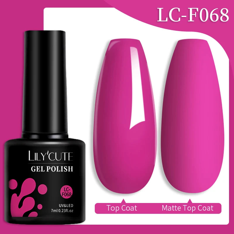 Vernis Gel LILYCUTE 7ml – Brun Foncé Collection Automne/Hiver – Brillance & Élégance Longue Tenue