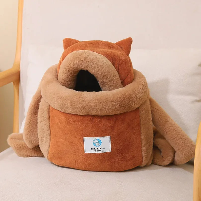 Sac à dos de transport bulle avec coussin pour chat et petit chien
