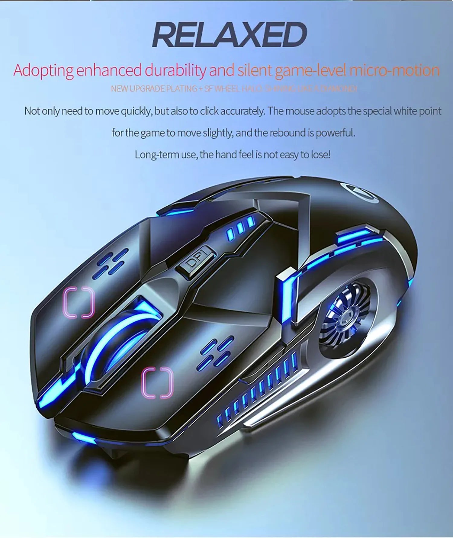 Souris Gaming Filaire G5 – Rétro-éclairage, 6 Boutons Macro, Haute Précision