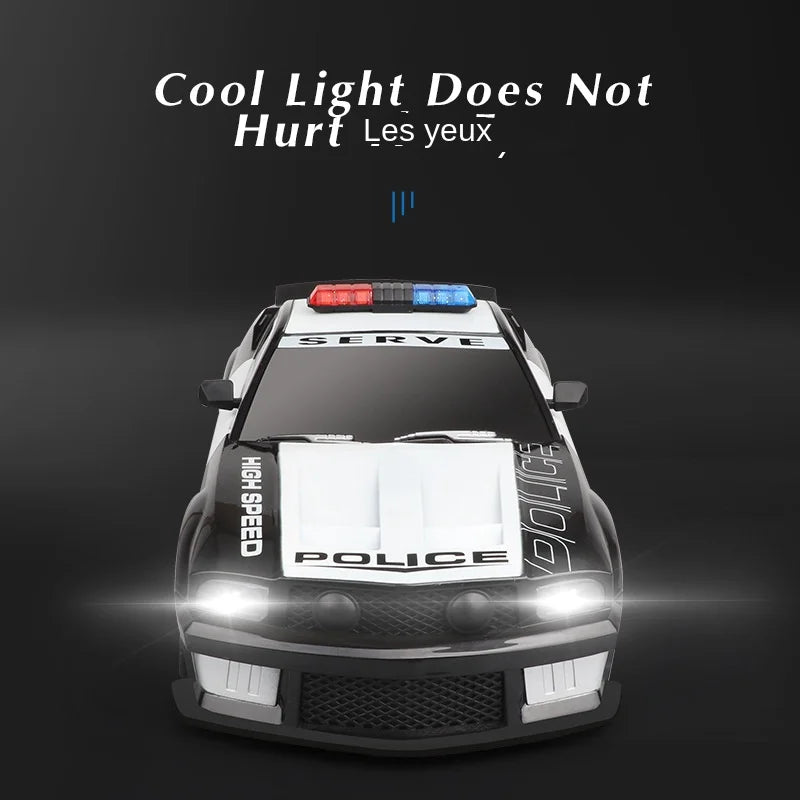 Voiture de Police RC 1:12 – Super Rapide 2.4GHz avec Lumières