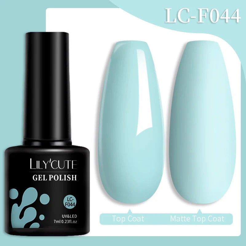 Vernis Gel LILYCUTE 7ml – Brun Foncé Collection Automne/Hiver – Brillance & Élégance Longue Tenue
