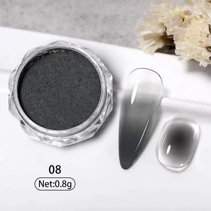 Poudre effet miroir – Nail Art Chromé Professionnel