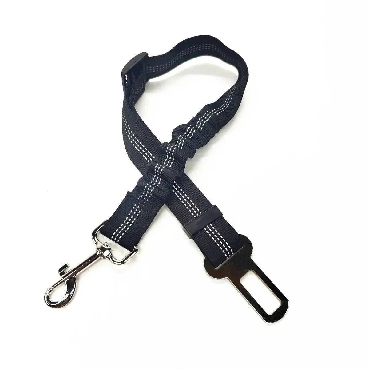 Ceinture de sécurité voiture réglable pour chien — attache harnais