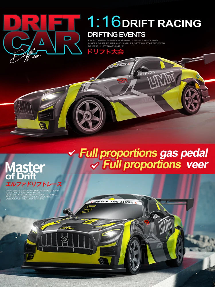 Voiture de Course RC Haute Vitesse – Tout-Terrain & Rechargeable