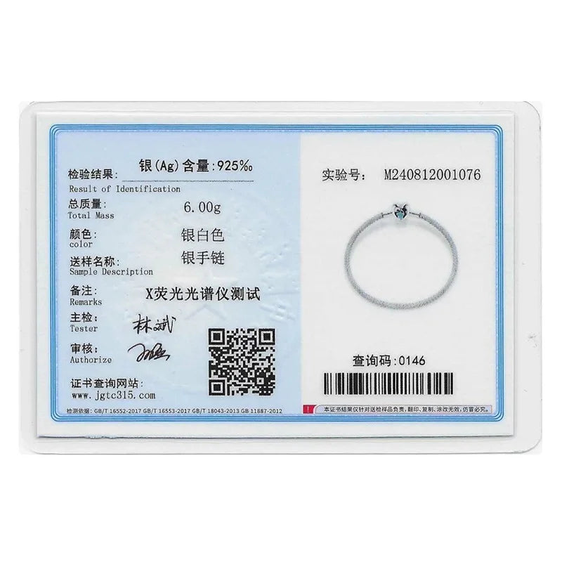 Bracelet en Argent 925 Original – Étoile, Lune & Trèfle Porte-Bonheur