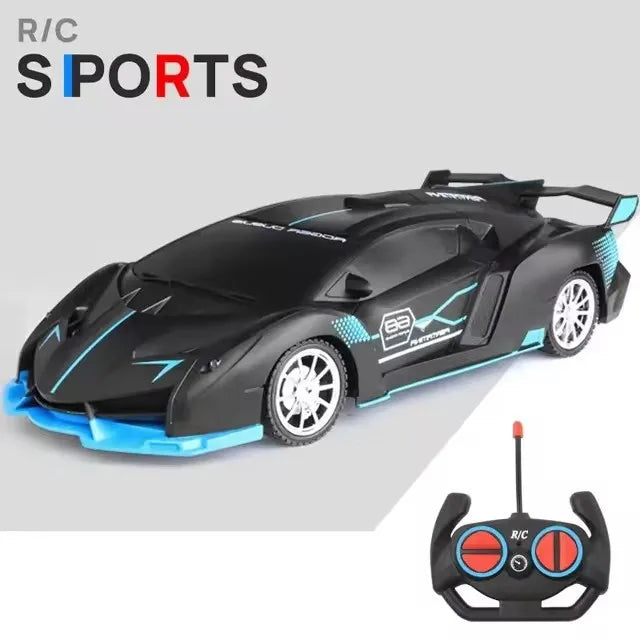RC Car 2.4G 4CH Remote Control 1:18 With Led Light Sports Cars High Speed Radio Drift Vehicle Racing Boys Girls Toy For Children