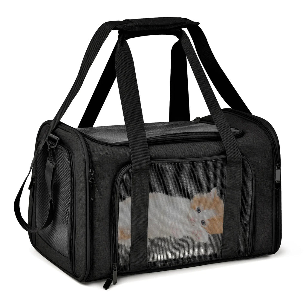Sac de transport pliable pour chat et chien — jusqu'à 7 kg