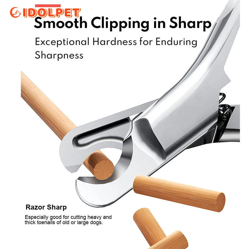 Coupe-griffes professionnel en inox pour chien et chat