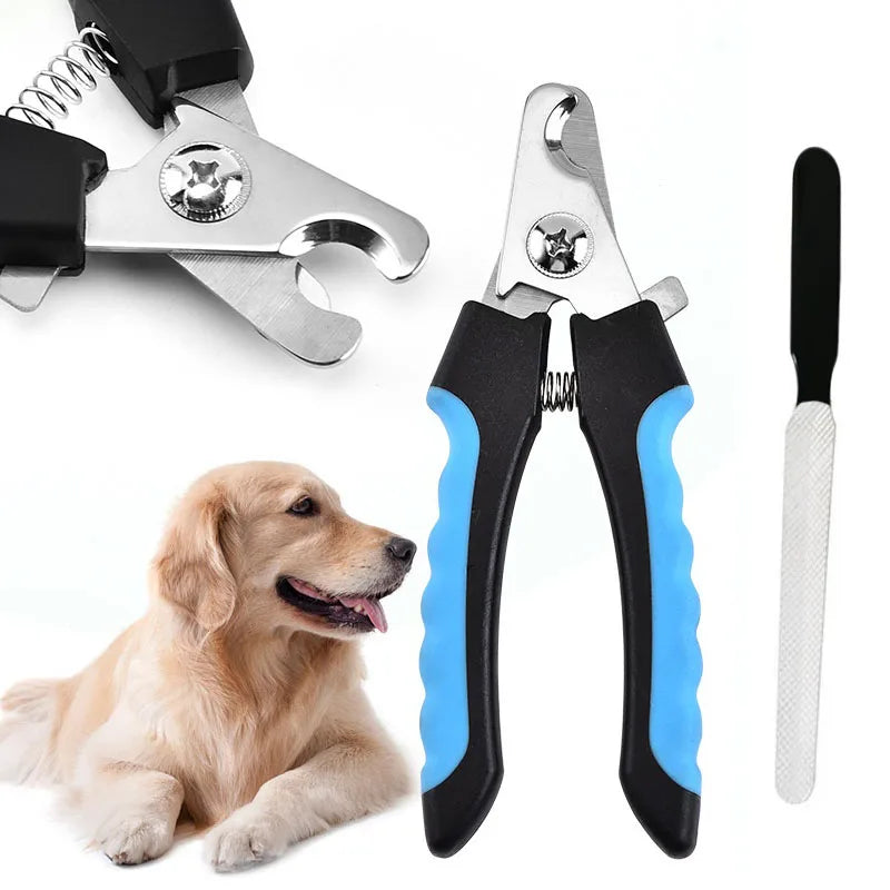 Coupe-griffes ciseaux pour chien et chat — lame inox