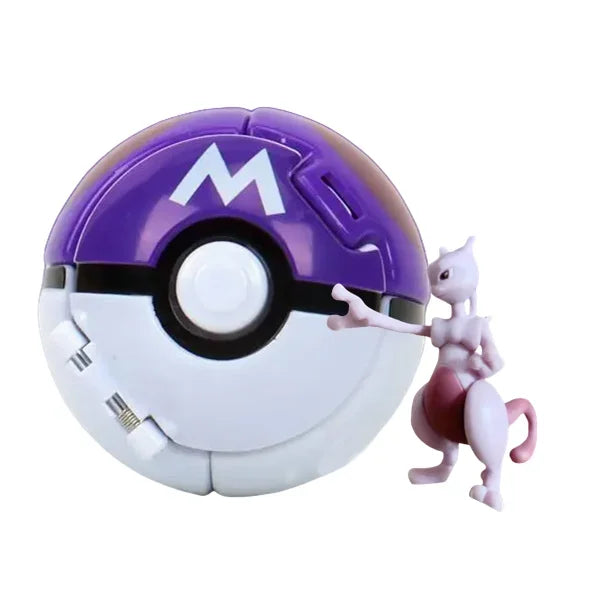 Figurines Pokéball Pokémon – Pikachu, Dracaufeu, Gengar, Tortank, etc. (Plusieurs modèles)