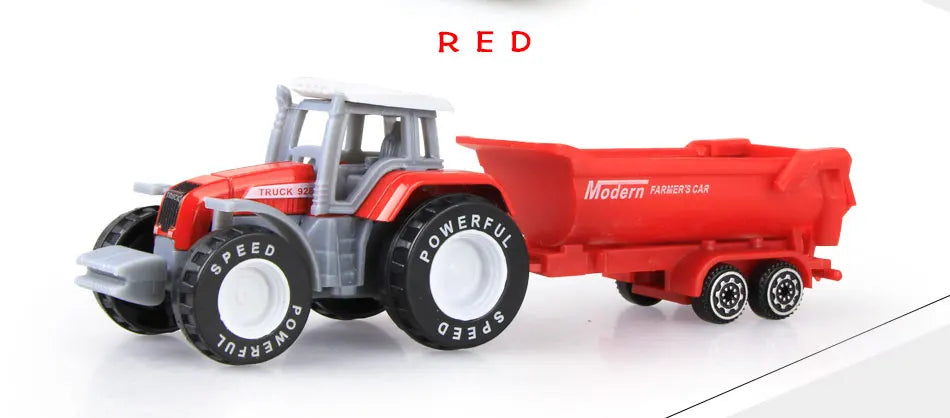 Mini Tracteur Agricole en Alliage – Modèle 1:64 pour Enfants