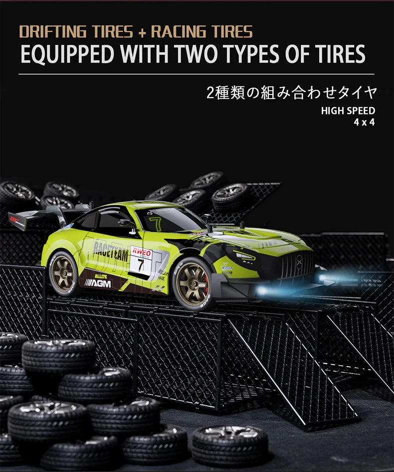 Voiture Télécommandée RC Pro 4x4 – GTR Haute Vitesse