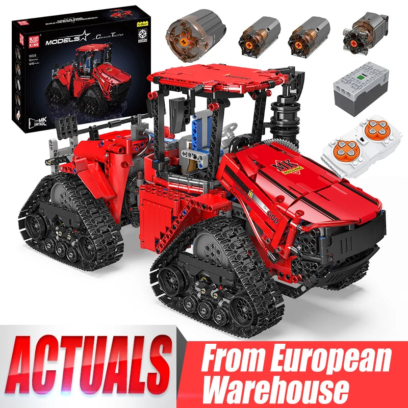 MOULD KING 18020 – Tracteur à Chenilles Pneumatique (APP & RC)