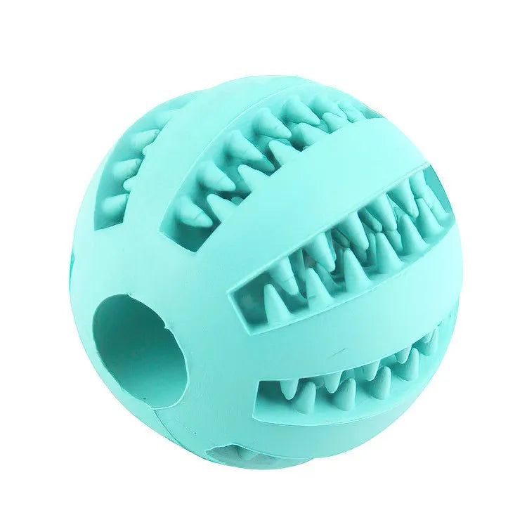 Balle distributrice de friandises pour chien et chat — nettoyage des dents