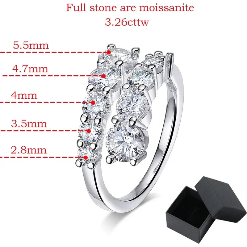 Bague Moissanite Éclatante S925 – Élégance et Pureté ÉternellesBague Moissanite Éclatante S925 – Élégance et Pureté Éternelles