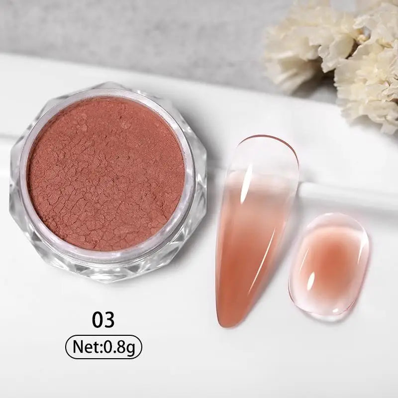 Poudre effet miroir – Nail Art Chromé Professionnel