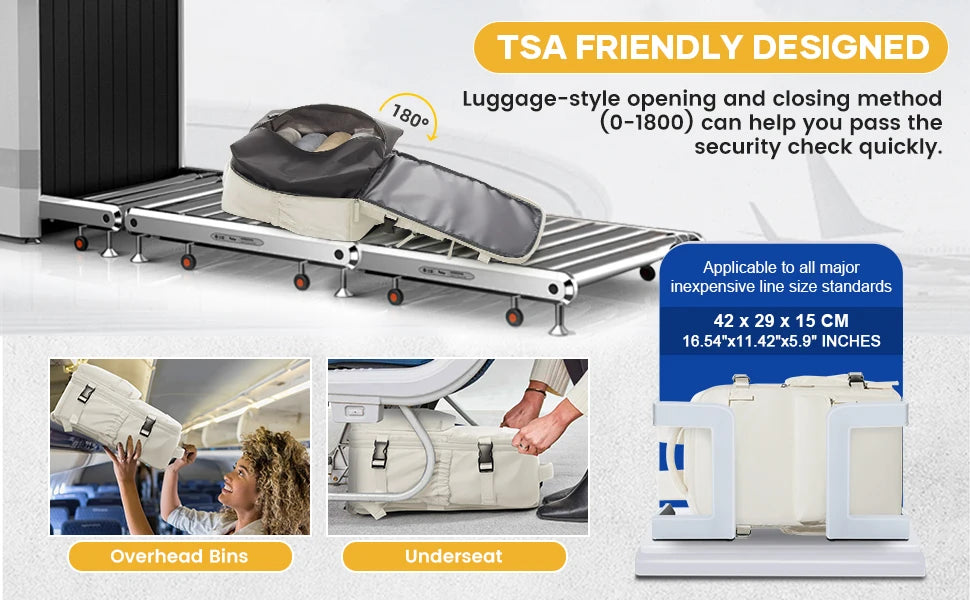 Sac à Dos de Voyage Ryanair 40x20x25 – Compression Sous Vide Air