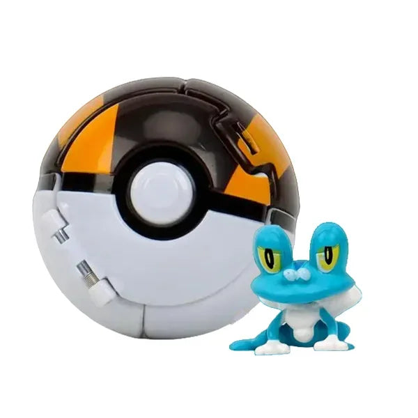 Figurines Pokéball Pokémon – Pikachu, Dracaufeu, Gengar, Tortank, etc. (Plusieurs modèles)