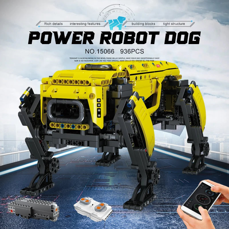 Mould King 15066 / 15067 – Robot Technique Motorisé RC “AlphaDog”