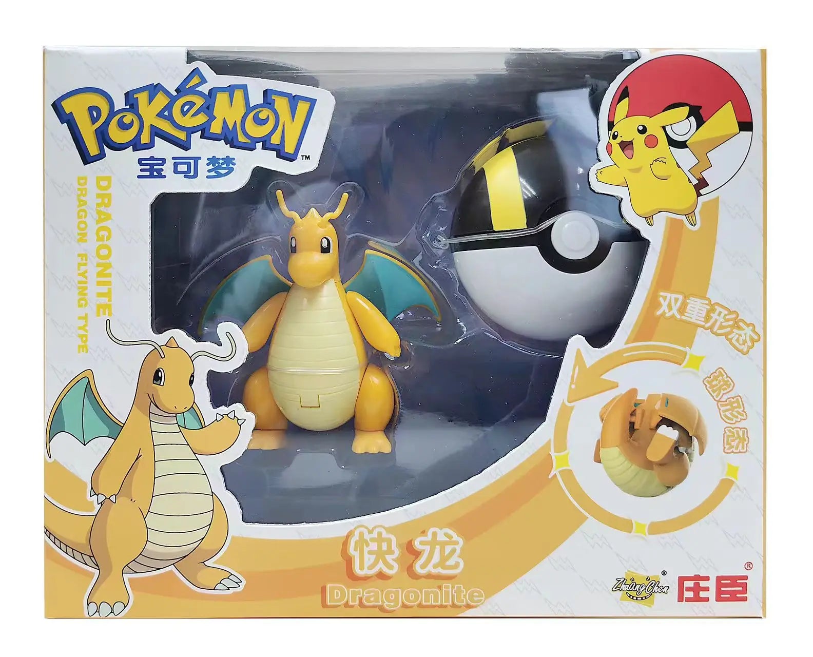 Pokémon – Figurines avec Poké Ball (Plusieurs Modèles – 18 cm)