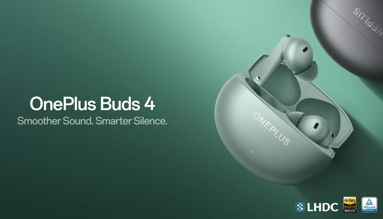 OnePlus Buds 4 – Écouteurs Bluetooth 5.4 ANC 55dB | 45h d’Autonomie | IP55