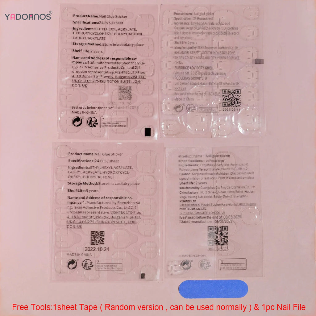 24 Pièces Faux Ongles French 3D – Nœud Papillon Élégant & Manucure Professionnelle DIY