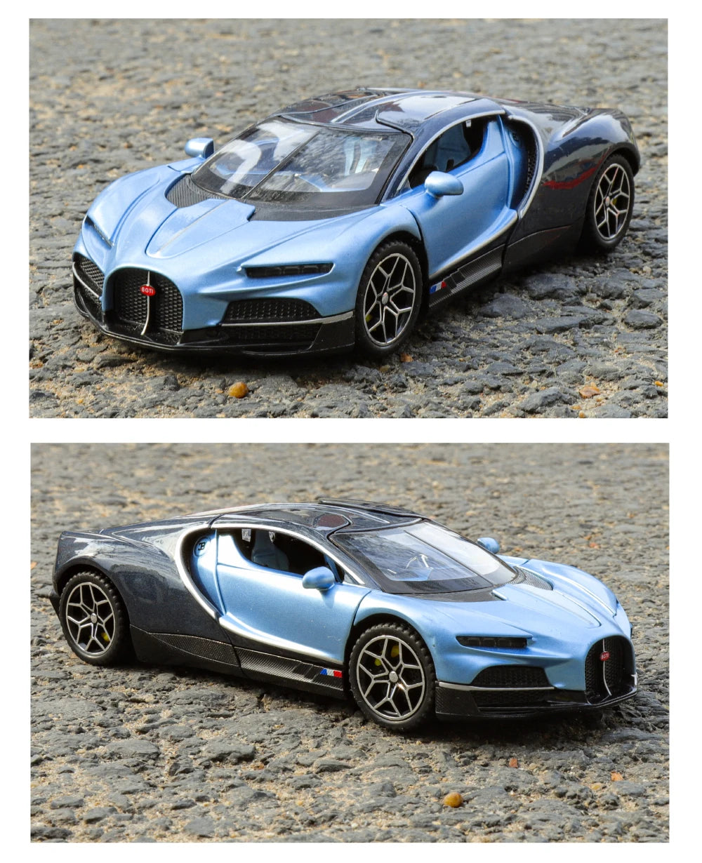Bugatti Tourbillon V16 – Modèle 1:32 en Alliage | Son & Lumière | Mini GT Collection
