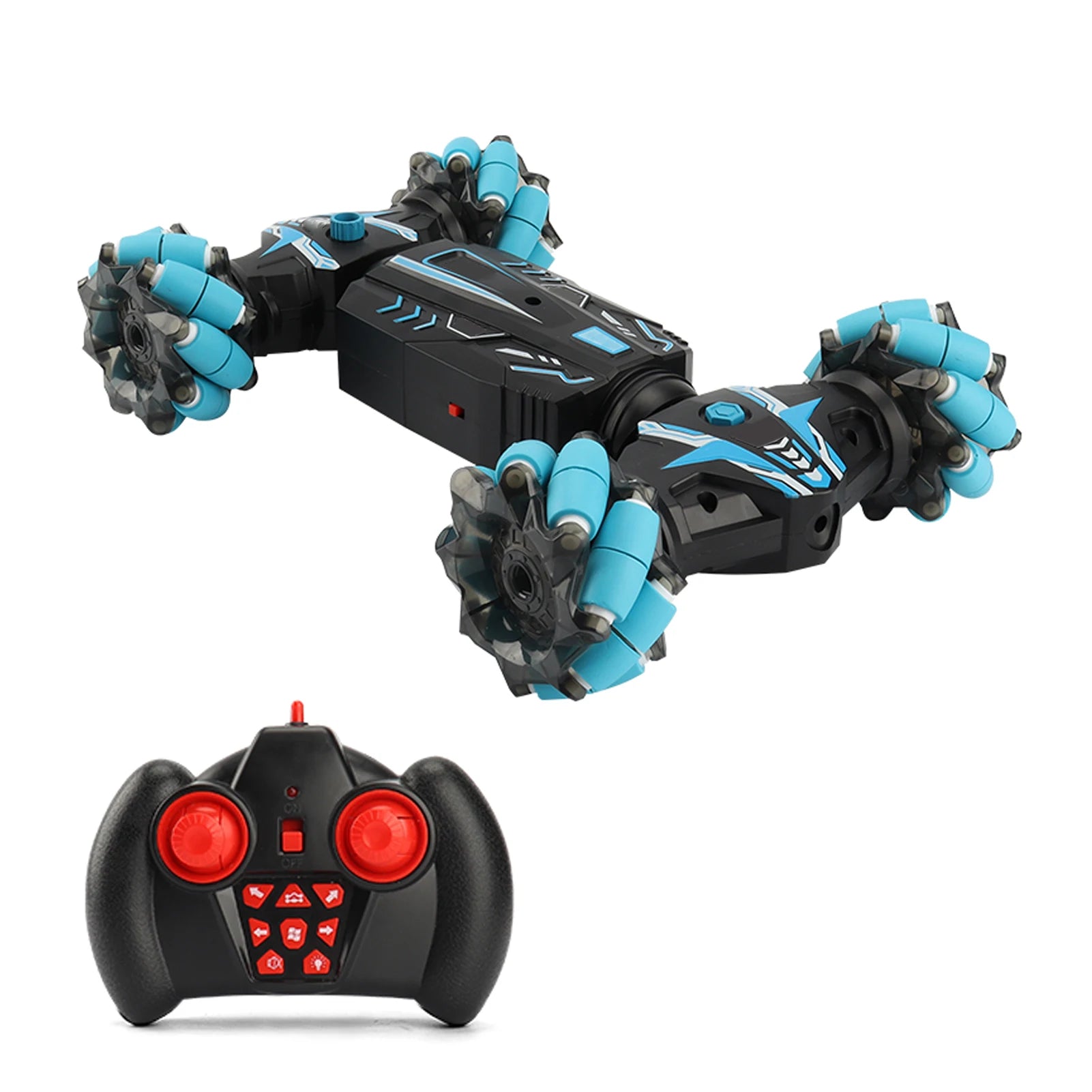 Voiture Cascadeur Télécommandée 2.4GHz – Déformable, Tout-Terrain, Geste & Pulvérisation