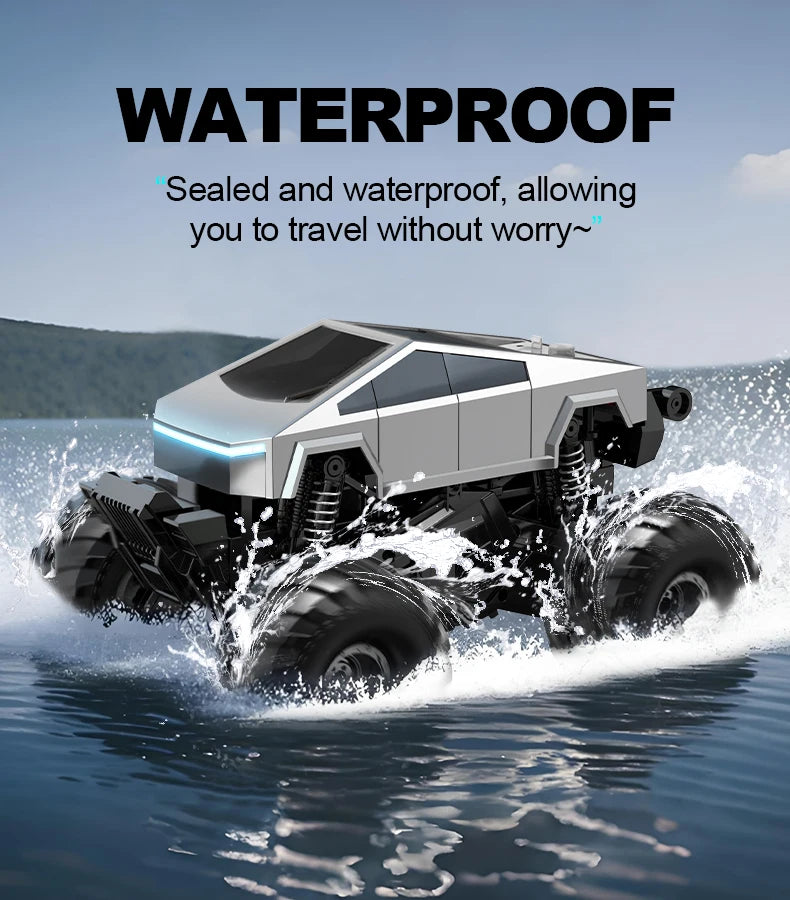 Véhicule Tout-Terrain Amphibie RC – 4x4 Télécommandé pour Enfants