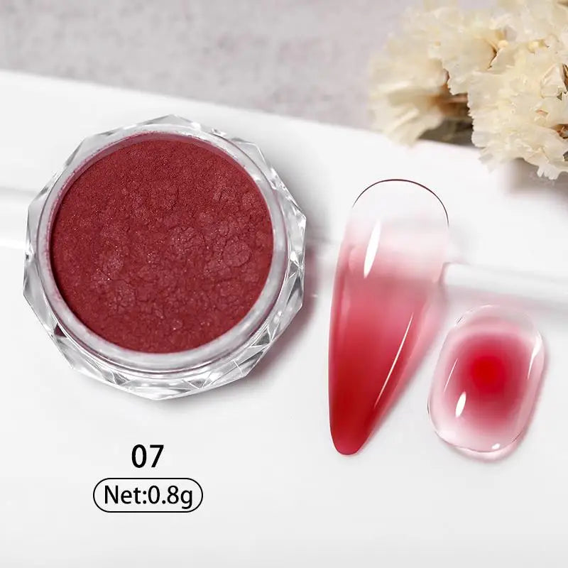 Poudre effet miroir – Nail Art Chromé Professionnel