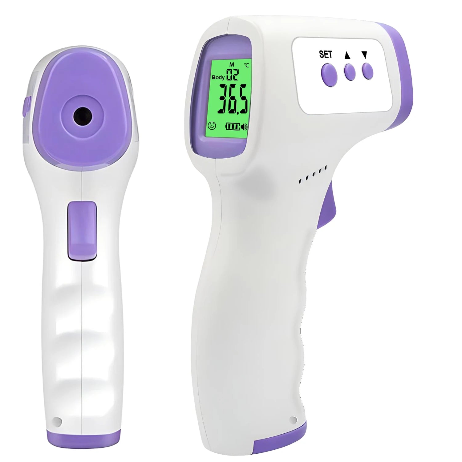 Thermomètre Infrarouge Sans Contact + Oxymètre de Pouls Digital – Contrôle Fièvre & Oxygène Précis
