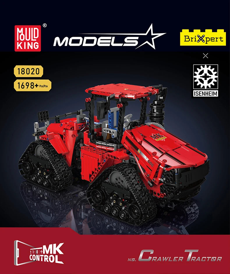 MOULD KING 18020 – Tracteur à Chenilles Pneumatique (APP & RC)