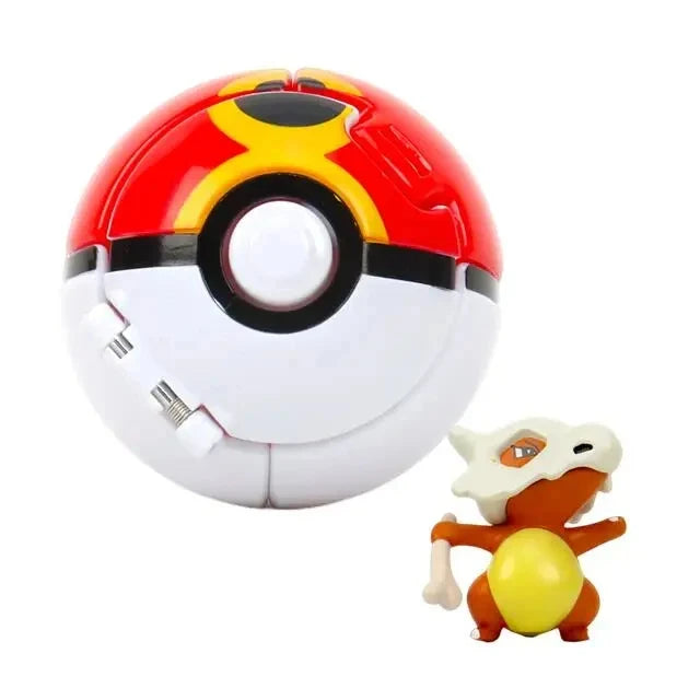 Figurines Pokéball Pokémon – Pikachu, Dracaufeu, Gengar, Tortank, etc. (Plusieurs modèles)