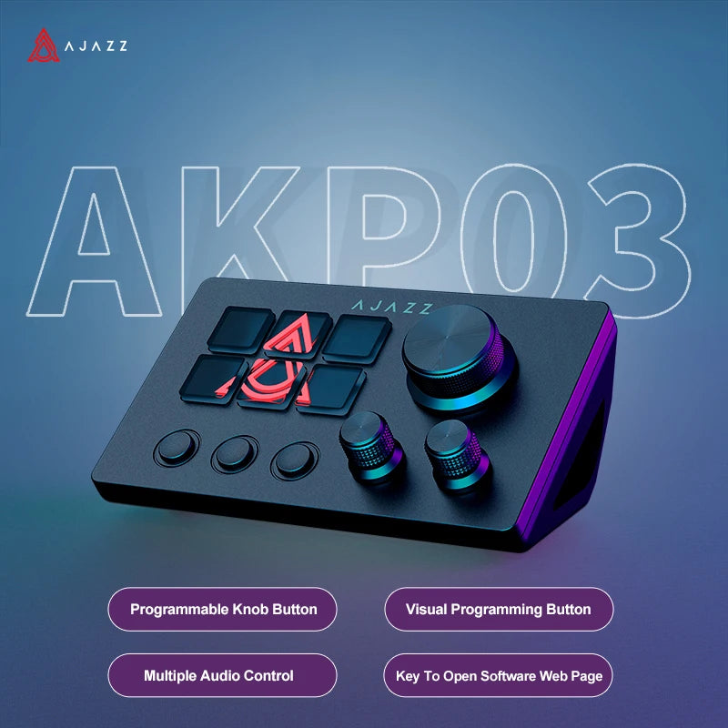 AJAZZ AKP153E – Console Macro 15 Touches avec Écran LCD
